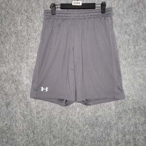Under Armour Men Shorts Medium Gray UA Raid 2.0 Team Athletic Training Gym